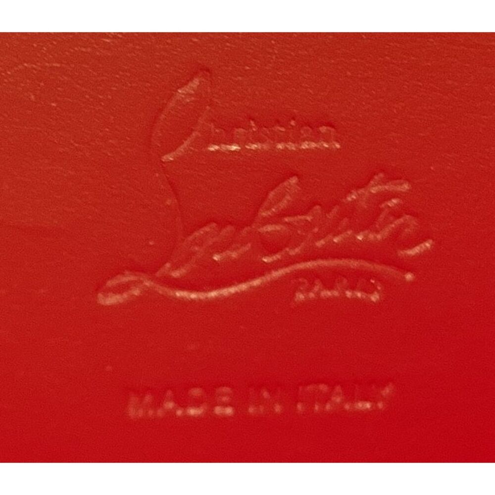 Christian Louboutin Cabarock Tote Crocodile Embossed Leather Small Red - Picture 7 of 7